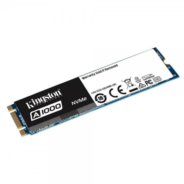 Dysk SSD Kingston A1000 960GB M.2 2280 PCIe NVMe (1500/1000 MB/s) 3D NAND, TLC-6702 Dysk SSD Kingston A1000 960GB M.2 2280 PCIe NVMe (1500/1000 MB/s) 3D NAND, TLC-6702